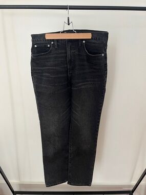 Madewell Perfect Vintage Jean Size 30 Black Denim